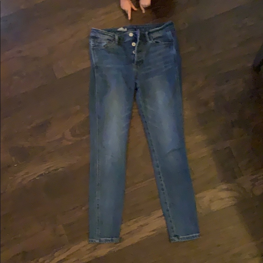 High rise Freepeople cropped jeans